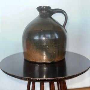 Antique Brown Ceramic Jug